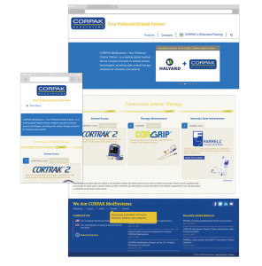 CORPAK website home page image